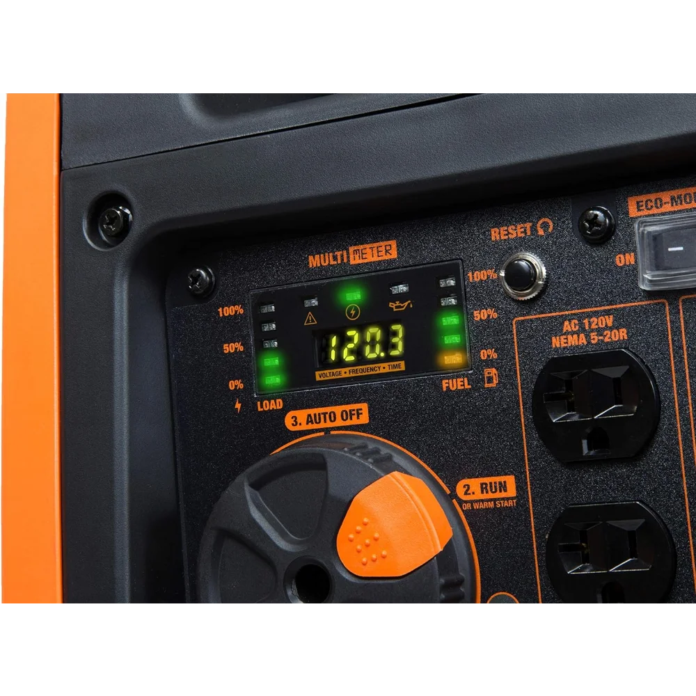 NEW WEN 3600-Watt Portable Inverter Generator, RV-Ready, Quiet and Lightweight with Fuel Shut Off (56360i)