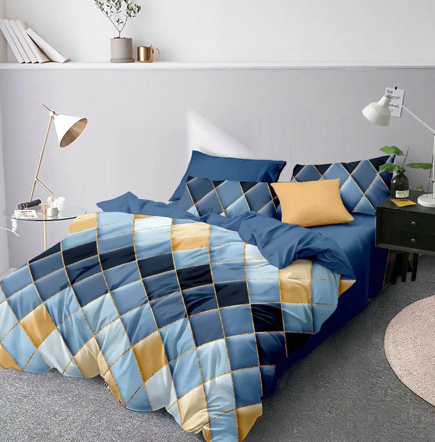 Geometry Comforter Bedding Set