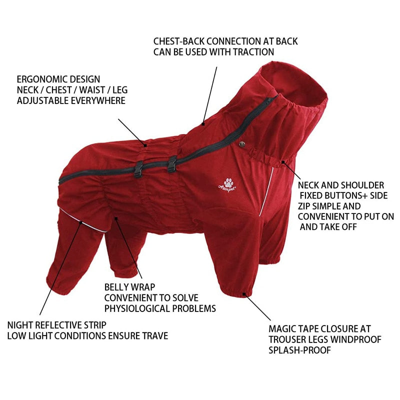 Pet Dog Coat Outdoor Waterproof