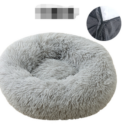 Pet Dog Bed Comfortable Donut Cuddler