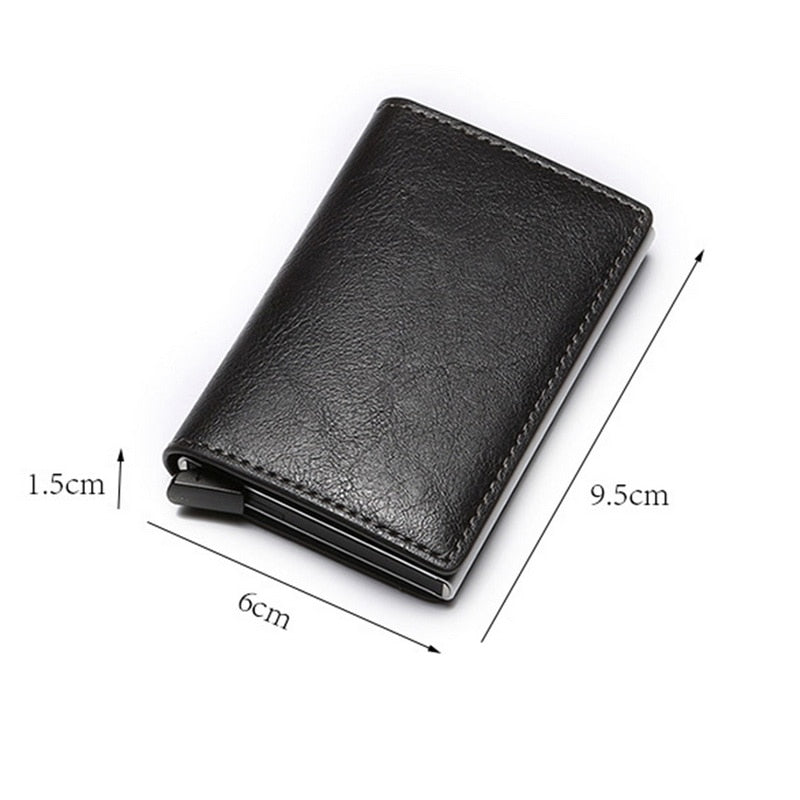 Card Holder Wallet Anti-theft Brush Design