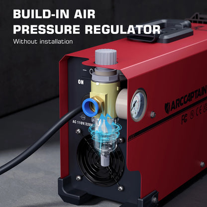 ARCCAPTAIN Plasma Cutter Air HF Plasma Cutting Machine Synergic Digtial Contol CNC 50A DC Inverter 2T4T For Household Soldering