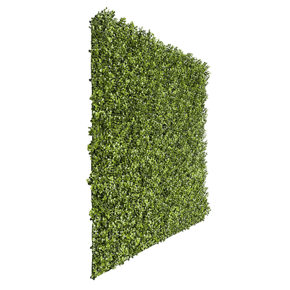 Natural Artificial Boxwood Wall 40" x 40" 11SQ FT UV Resistant