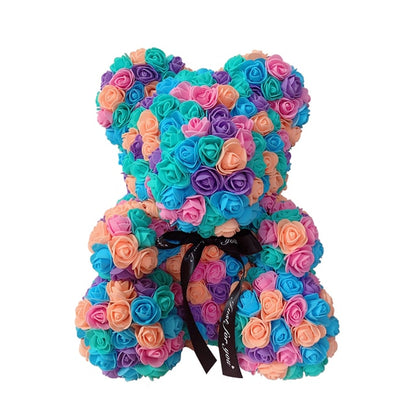 Flower Rose Bear