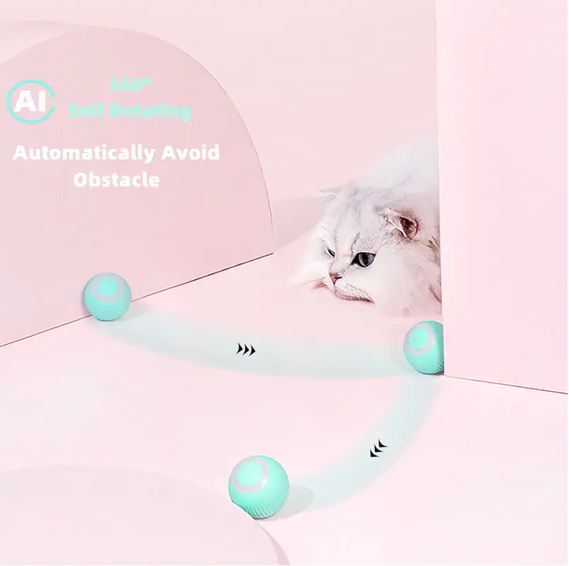 Smart Cat Ball Toys USB Charging