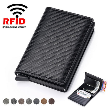 Card Holder Wallet Anti-theft Brush Design