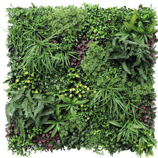 Country Fern Artificial Vertical Garden 40" x 40" 11SQ FT UV Resistant