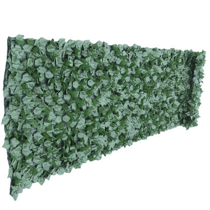 Faux Ivy Privacy Fence Shade Cloth Backing 120"L x 40"H 33SQ FT