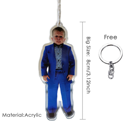 Acrylic Hasbulla Figure Keychain