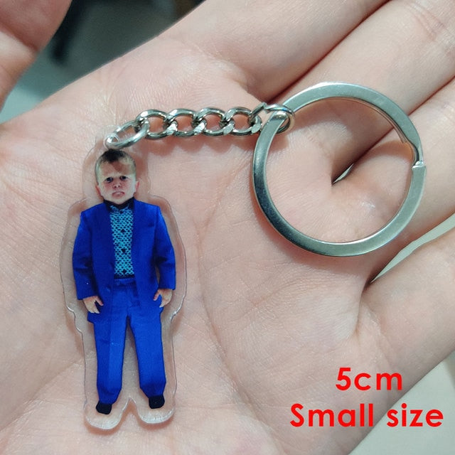 Acrylic Hasbulla Figure Keychain