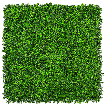 Bright Artificial Boxwood Wall 40" x 40" 11SQ FT UV Resistant