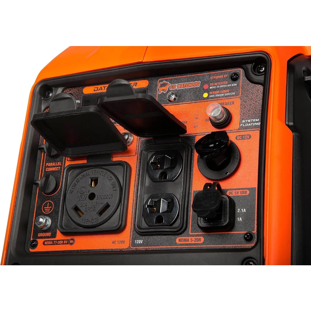 NEW WEN 3600-Watt Portable Inverter Generator, RV-Ready, Quiet and Lightweight with Fuel Shut Off (56360i)