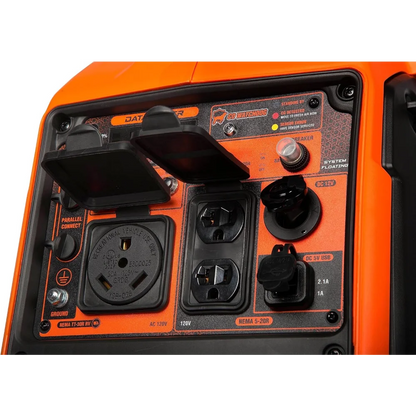 NEW WEN 3600-Watt Portable Inverter Generator, RV-Ready, Quiet and Lightweight with Fuel Shut Off (56360i)