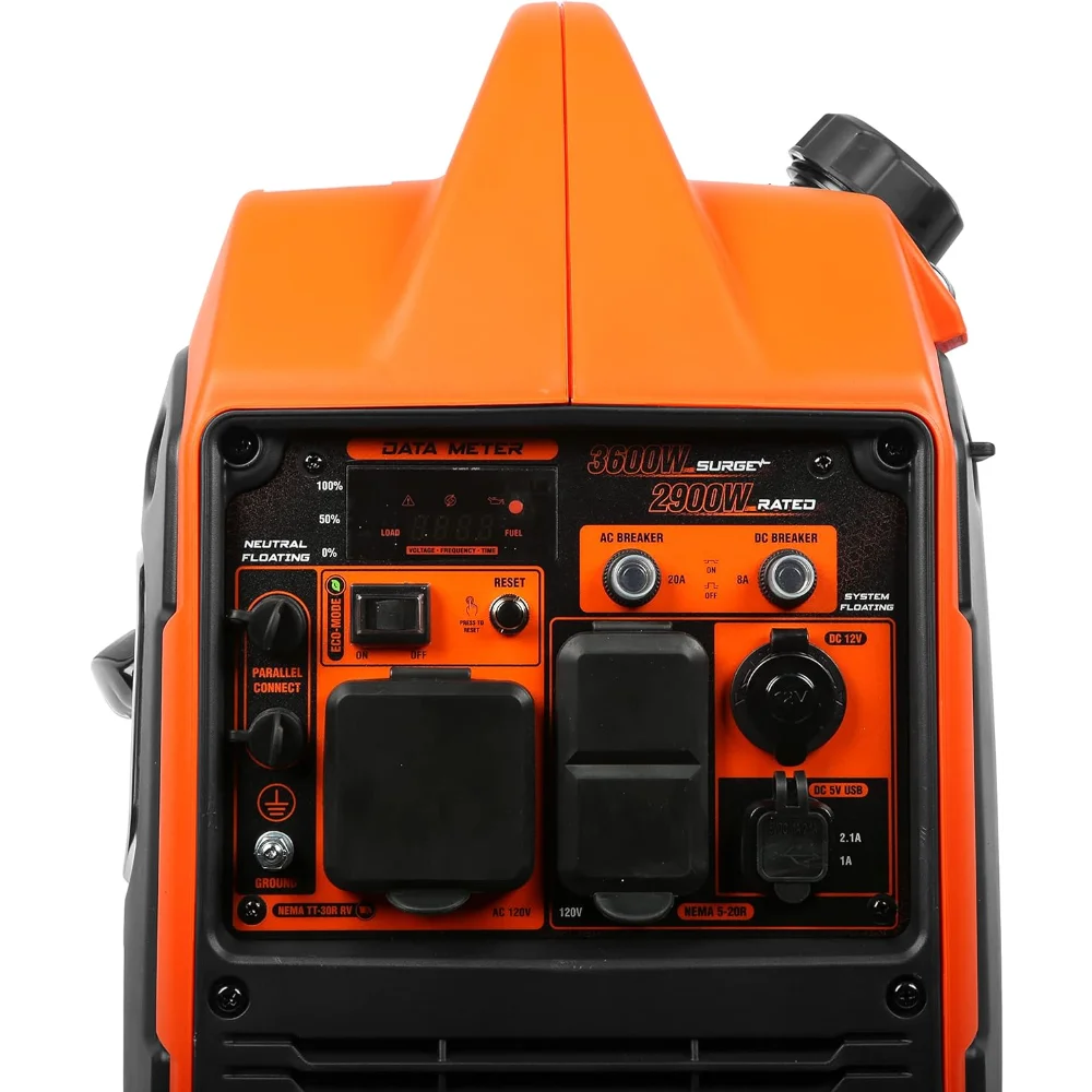 NEW WEN 3600-Watt Portable Inverter Generator, RV-Ready, Quiet and Lightweight with Fuel Shut Off (56360i)