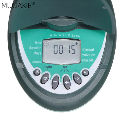 Garden LCD Display Automatic Water Timer Smart Home Programming Watering Valve Controller for Greenhouse Drip Irrigation System