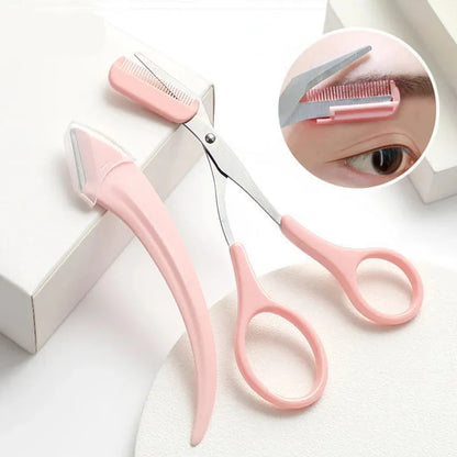 Eyebrow Trimming Scissors With Comb